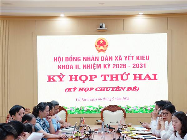 Kỳ họp chuyên đề HĐND xã Yết Kiêu khóa II thông qua 3 nghị quyết quan trọng