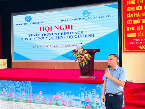 Tuyên truyền về chính sách bảo hiểm xã hội tự nguyện và bảo hiểm y tế hộ gia đình cho hội viên phụ nữ