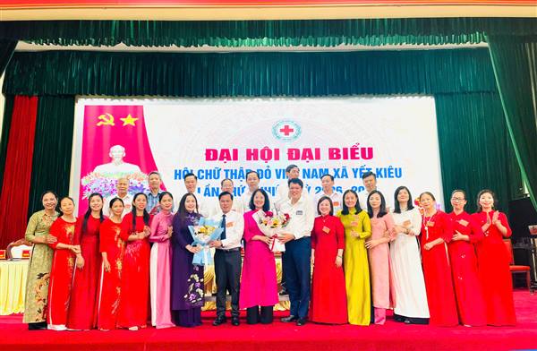 Đại hội đại biểu Hội Chữ thập đỏ xã Yết Kiêu lần thứ I, nhiệm kỳ 2026–2031 thành công tốt đẹp