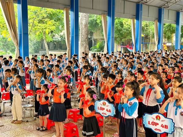 Trường Tiểu học Gia Hòa tổ chức Ngày hội làm quen với trường tiểu học cho trẻ 5 tuổi