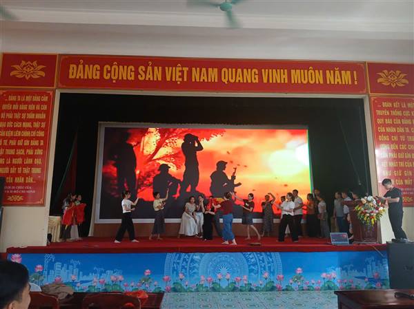 Đội văn nghệ xã Yết Kiêu tích cực tập luyện tham gia Liên hoan Ca múa nhạc không chuyên thành phố Hải Phòng năm 2026
