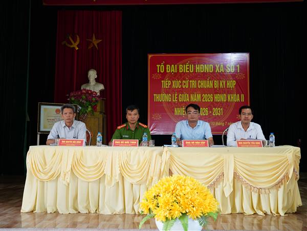 HĐND xã Yết Kiêu Khóa II thành lập 5 Tổ đại biểu tiếp xúc cử tri trước Kỳ họp thường lệ giữa năm 2026