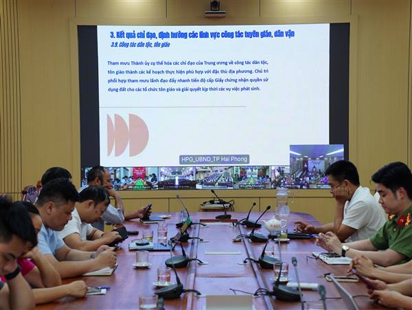Ban Tuyên giáo và Dân vận thành ủy Hải Phòng sơ kết công tác 6 tháng đầu năm, triển khai nhiệm vụ 6 tháng cuối năm 2026