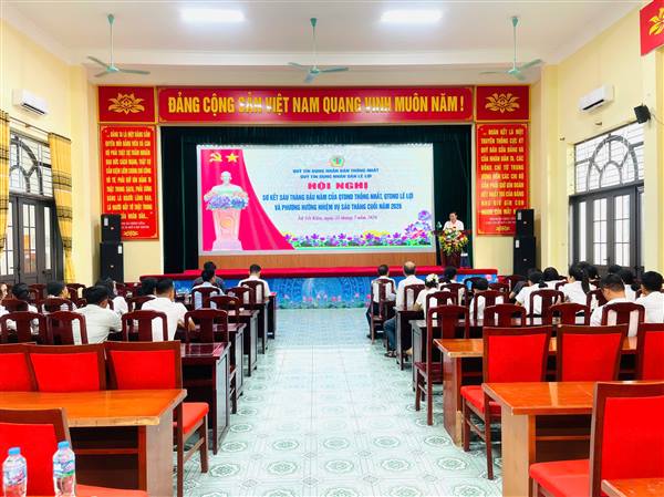 Quỹ tín dụng nhân dân Thống Nhất, Lê Lợi sơ kết 6 tháng đầu năm, triển khai nhiệm vụ 6 tháng cuối năm 2026