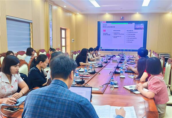 Hội nghị trực tuyến triển khai nhiệm vụ học bạ số, ký số và rà soát, cập nhật dữ liệu ngành giáo dục