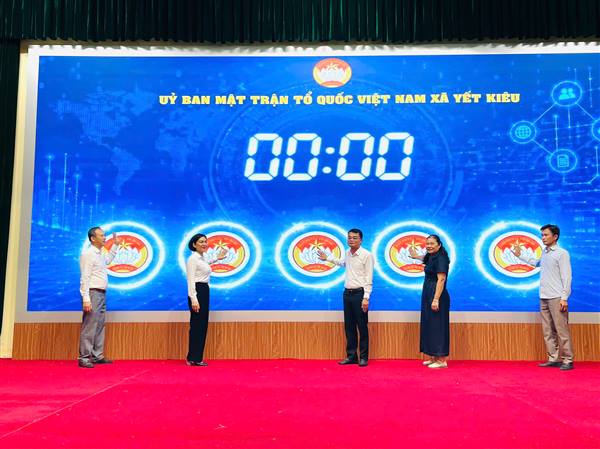 Ủy ban MTTQ Việt Nam xã Yết Kiêu triển khai Cổng Mặt trận số 24/7