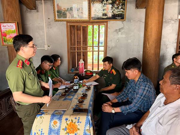 Tiểu ban An ninh Lễ hội Đền Quát mùa Thu năm 2026 họp triển khai công tác bảo đảm an ninh, trật tự