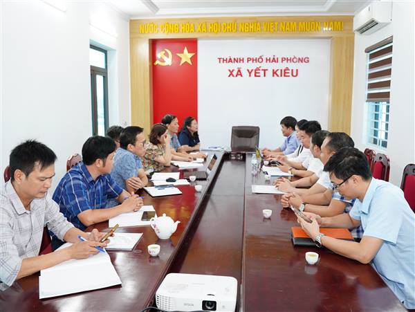 Sở Nông nghiệp và Môi trường kiểm tra thực địa khu đất thực hiện Dự án đầu tư xây dựng Khu dân cư mới số 3 xã Yết Kiêu