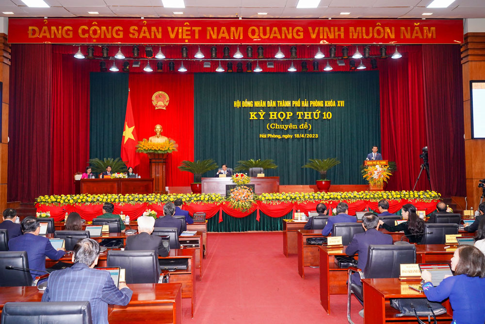 Khai mạc Kỳ họp thứ 10 (kỳ họp chuyên đề) HĐND thành phố khóa XVI (nhiệm kỳ 2021 - 2026)